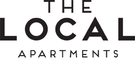 The Logo Apartments Logo above the contact information